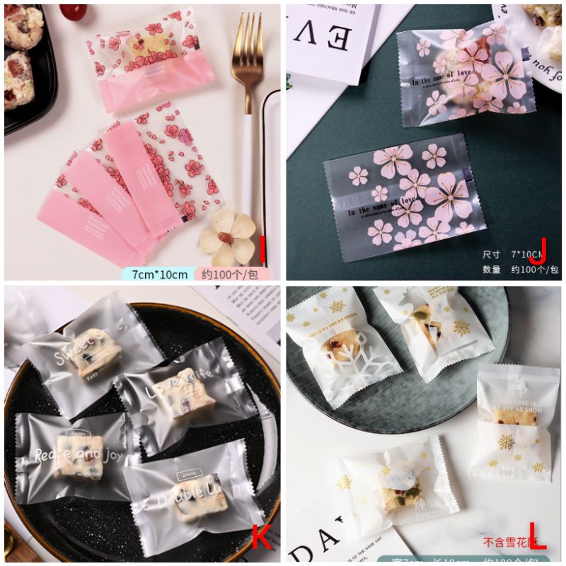 (PC3) 10pcs Plastik Cookie Segel 7x10cm/Plastik Nastar/Plastik Kue