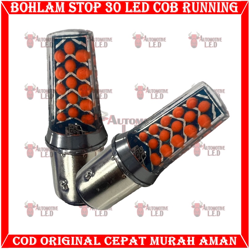 ORIGINAL JELLY L LAMPU REM MOTOR 30 LED RUNNING COB JELLY | BOHLAM STOP MOTOR 30 LED RUNNING JELLY DAN KEDIP