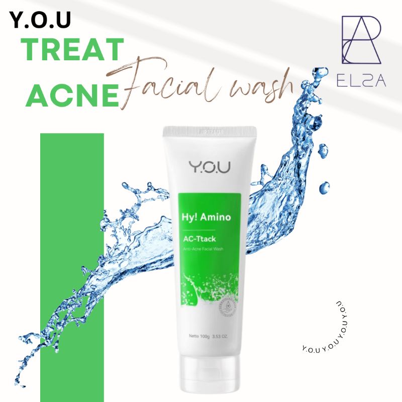 YOU TREAT ACNE |  Facial wash treatment acne | YOU Official
