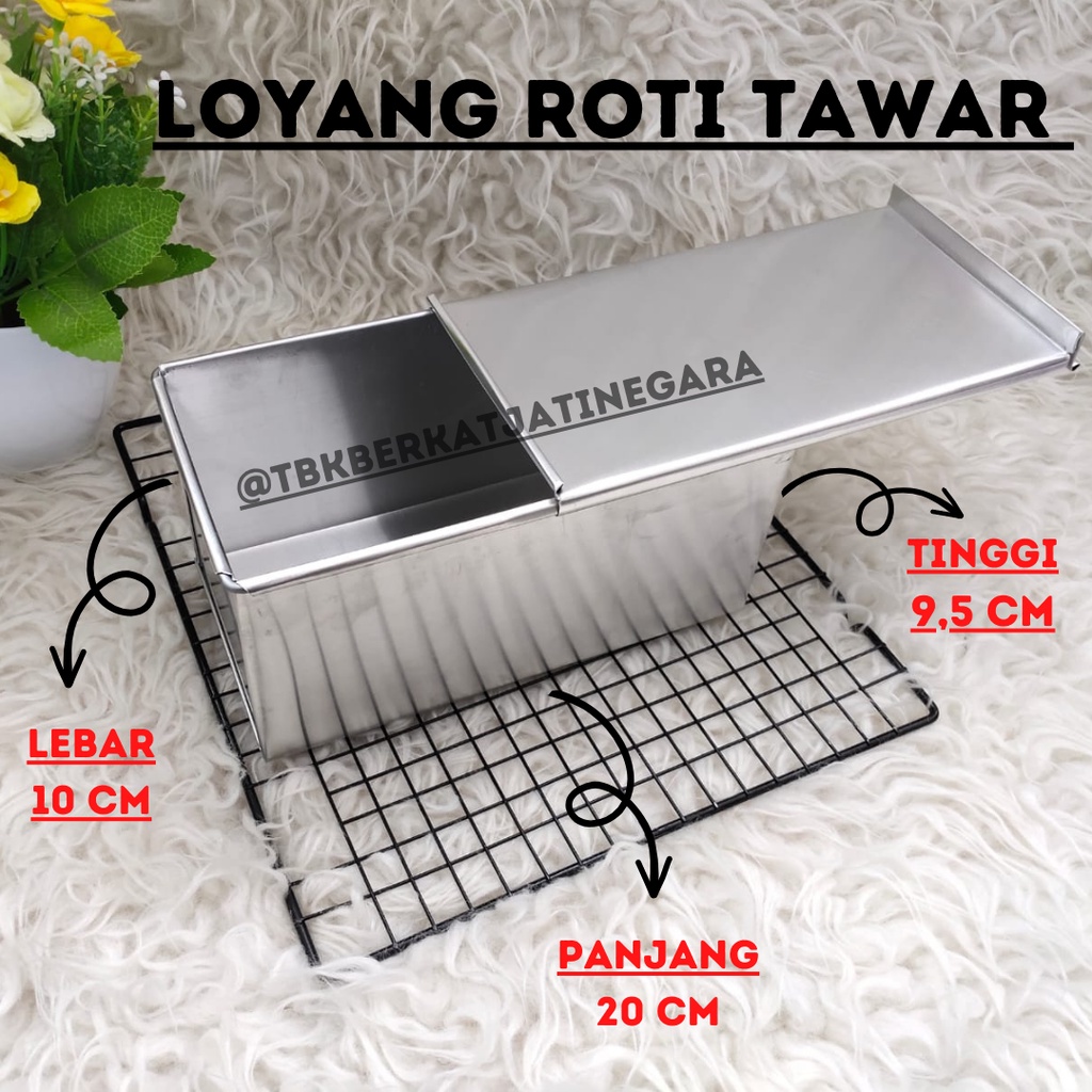 LOYANG ROTI TAWAR /LOYANG UKURAN 20x12x12/ PCS