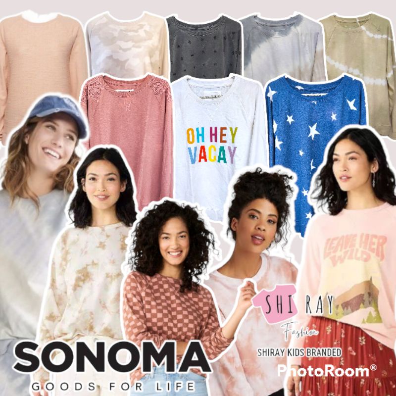 sweater sonoma GRADE B SALE / sweater branded / sweater wanita / sweater tie dye / sweetshirt sonoma