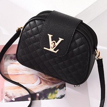 TAS SELEMPANG WANITA KOREA KULIT HITAM PANARTA TA732B5 IMPORT SLING BAG REMAJA KEKINIAN BRANDED BATAM PREMIUM SIMPLE LUCU FASHION CEWEK MURAH