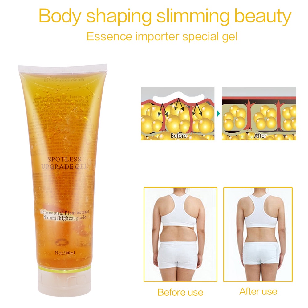 Facial Gel &amp; Body Slimming Pijat RF Ultrasonic Cavitation 300g Pengencang, Peremajaan Kulit,Pembakar Lemak