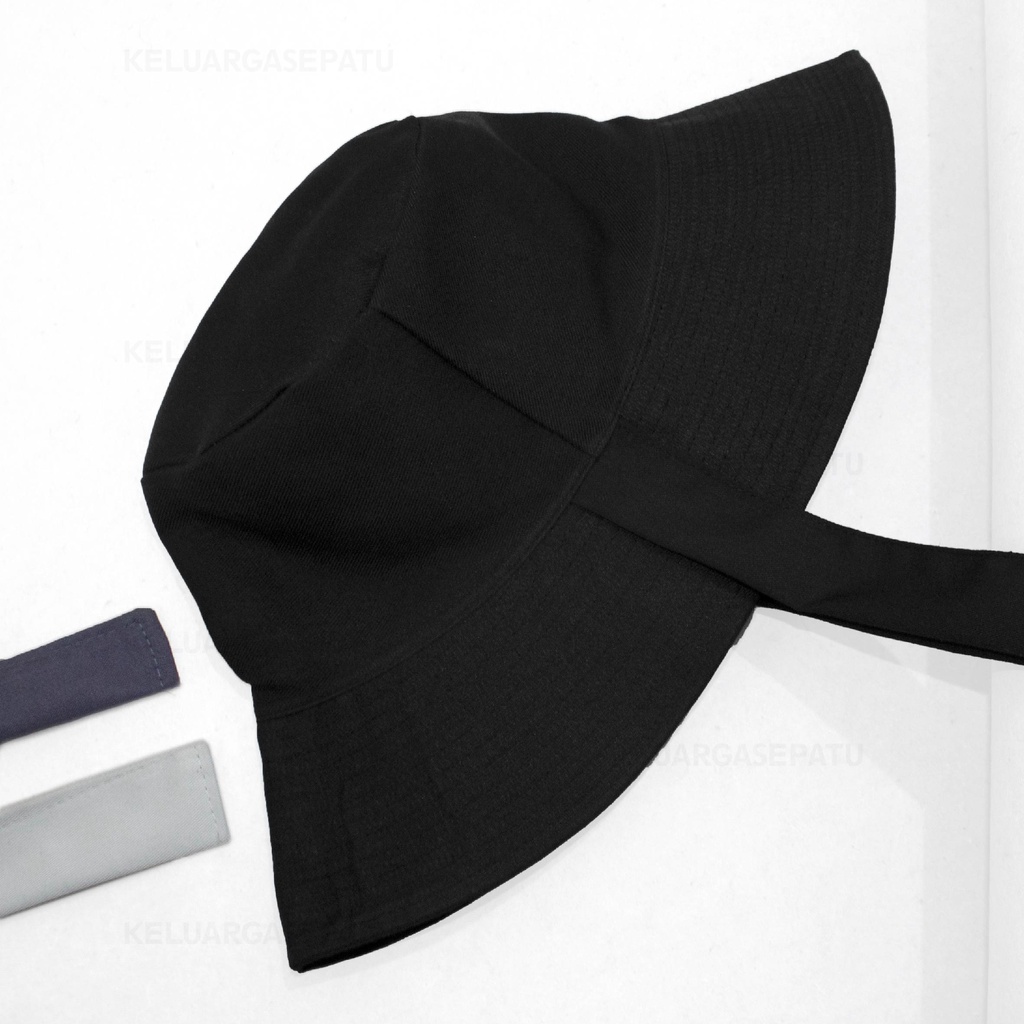 TOPI BUCKET WIDE ANAK aksen tali TOPI BUCKET ANAK MUSLIMAH CEWE BOLAK BALIK 2 WARNA TALI PANJANG BUCKET ANAK PASANG BUKA TALI ANAK BUCKET LUCU