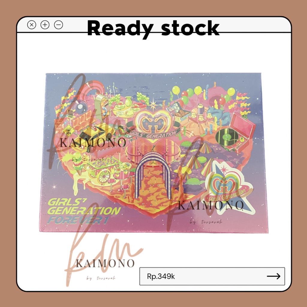 [READY] SNSD GIRLS GENERATION FOREVER 1 ALBUM SEALED SPECIAL EDITION