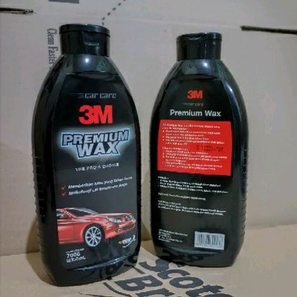 Premium wax 3M 350ml / Pengkilap mobil / wax mobil