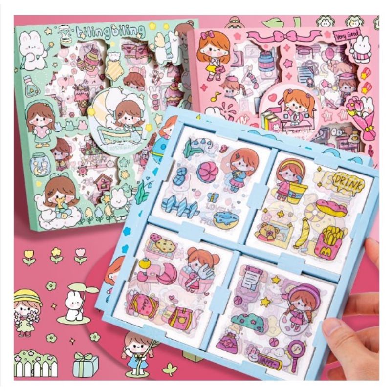 STICKER MOMO 2D /sticker korea/sticker lucu/karakter