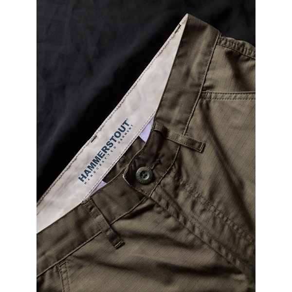 Celana Cargo Hammersout Combat Slim Olive Second