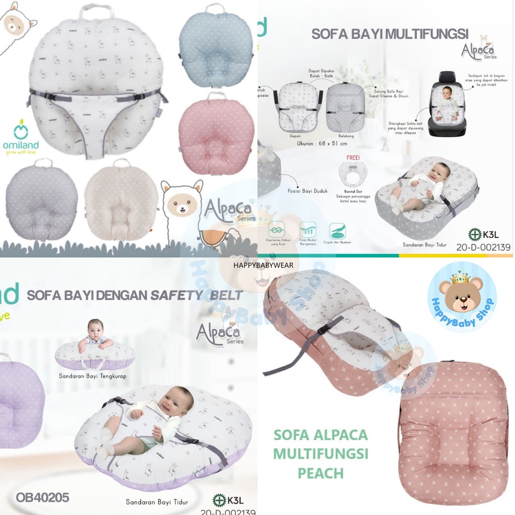 Omiland Sofa Bayi // Sofa Bayi Multi Fungsi Alpaca Series