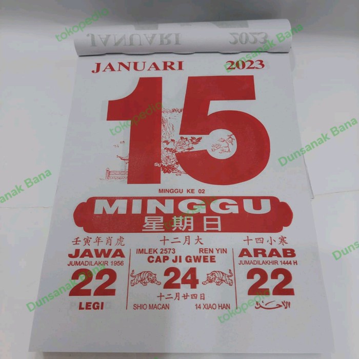 

Kalender Harian Sobek Besar BHB 2023