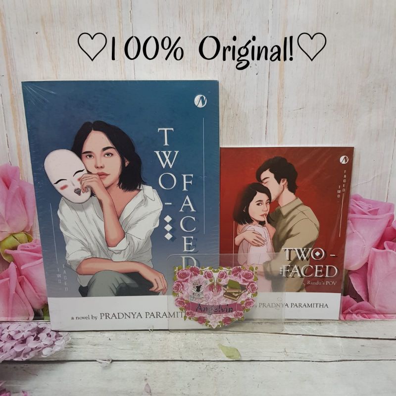 Buku Novel Two Faced by Pradnya Paramitha + Bonus POV Randu