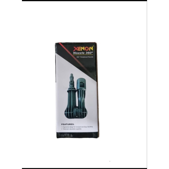 xenon extension nozzle gun mesin jet cleaner putar 360 derajat