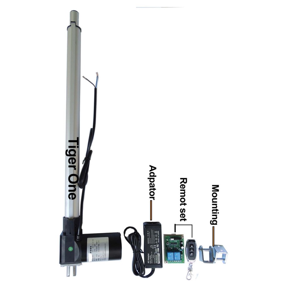 Kumau Aktuator, Actuator 24V Linear Aktuator, Linear Actuator 50cm 2000N