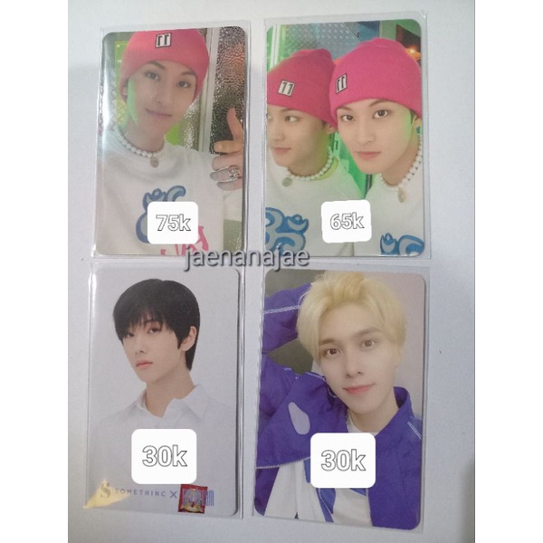 PHOTOCARD PC MARK 2 BADDIES JISUNG SOMETHINC JAEMIN