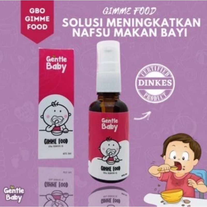 GENTLE BABY OIL | VITAMIN PENAMBAH NAFSU MAKAN BAYI