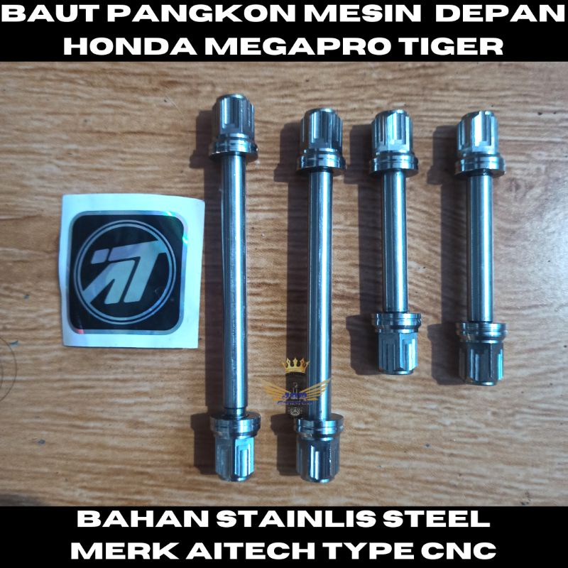 Baut Pangkon Mesin Stainlis Cnc Aitech 4 Pcs Megapro Tiger