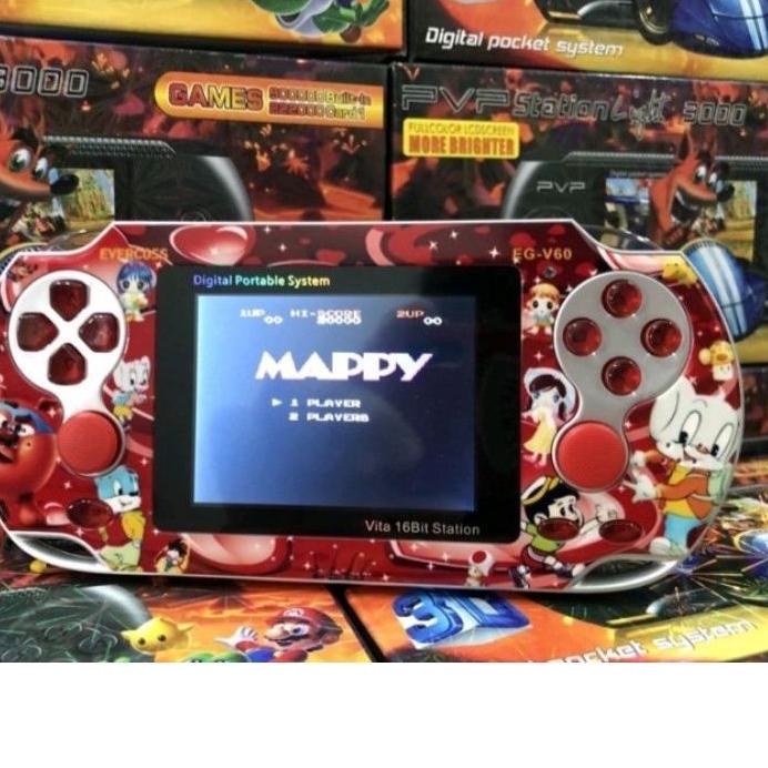 ✨ [UMG] NEW PVP 2  Evercoss  V.260 V60 V55 V255  Gameboy Mainan Anak Gamebot Video Game Pocket Game 