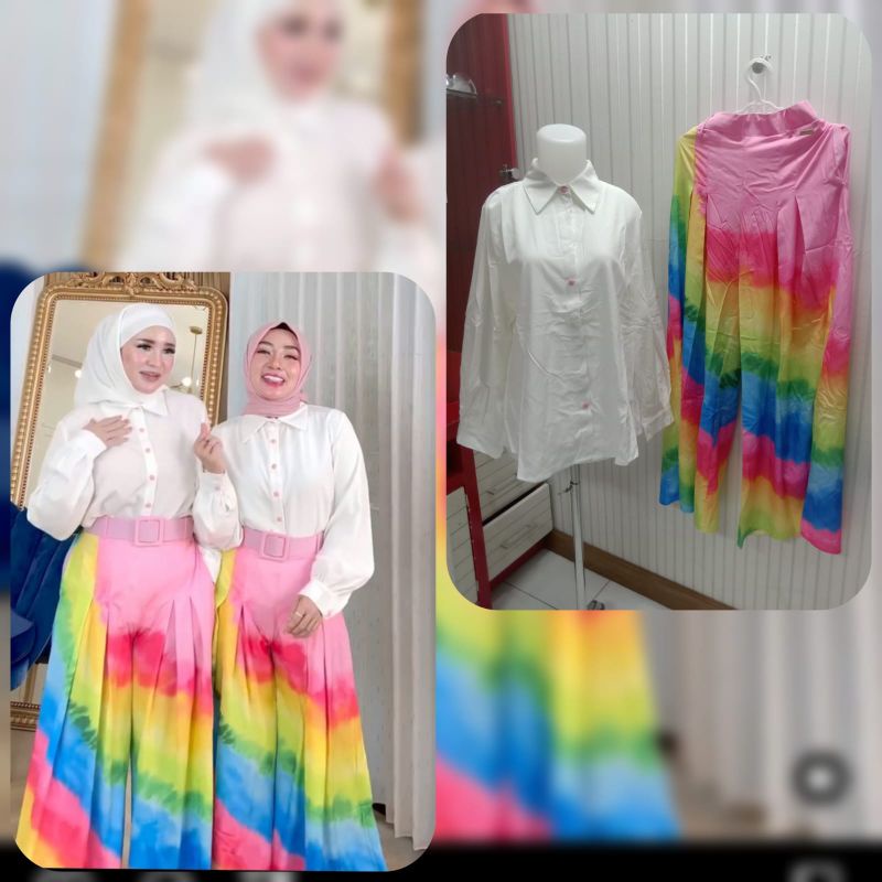 One Set Pelangi Shellasaukia