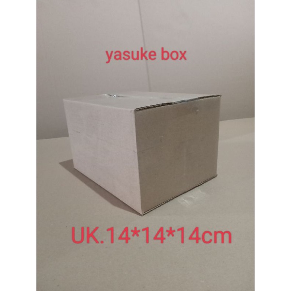 

Kardus/Karton/Box/uk. 14x14x14 cm untuk packing singelwall polos