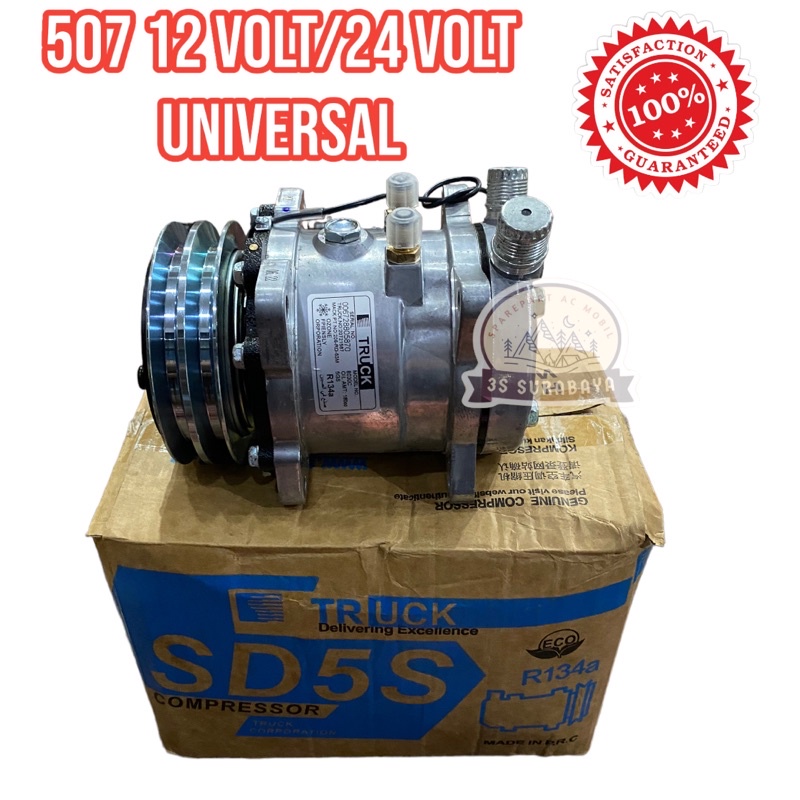 Kompresor 507 Sanden 24Volt Ac Mobil Universal