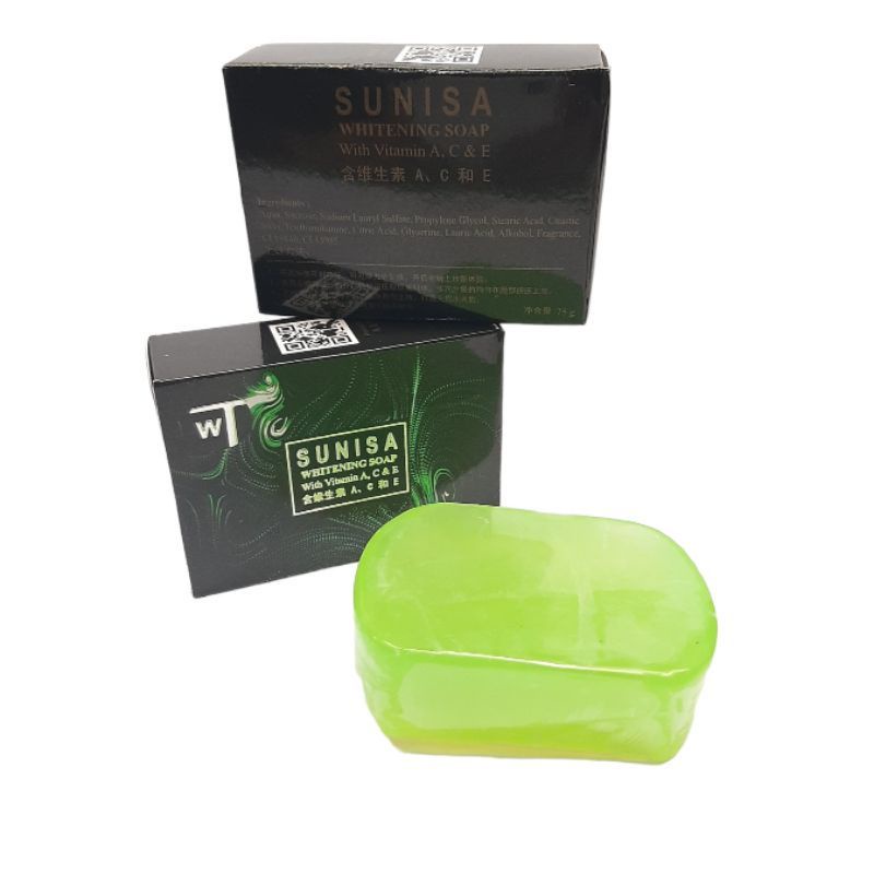 Sunisa SABUN DOSTING DOSIS TINGGI Whitening Soap 75g | Sabun Wajah | Bersihkan Pori