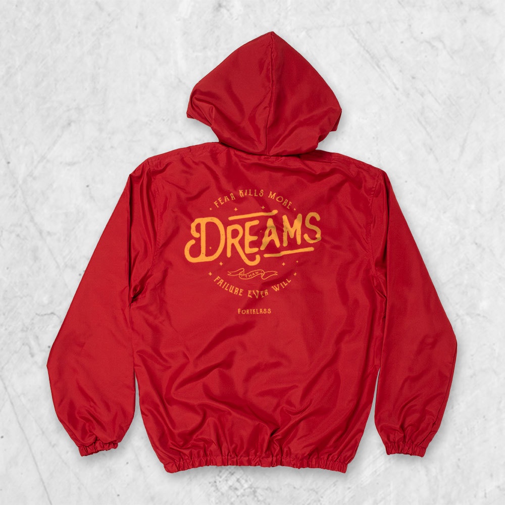 HIPNOP Dream Outerwear Unisex Windbreaker Jaket Running Lari Gym Parasut Pria Jaket Sablon