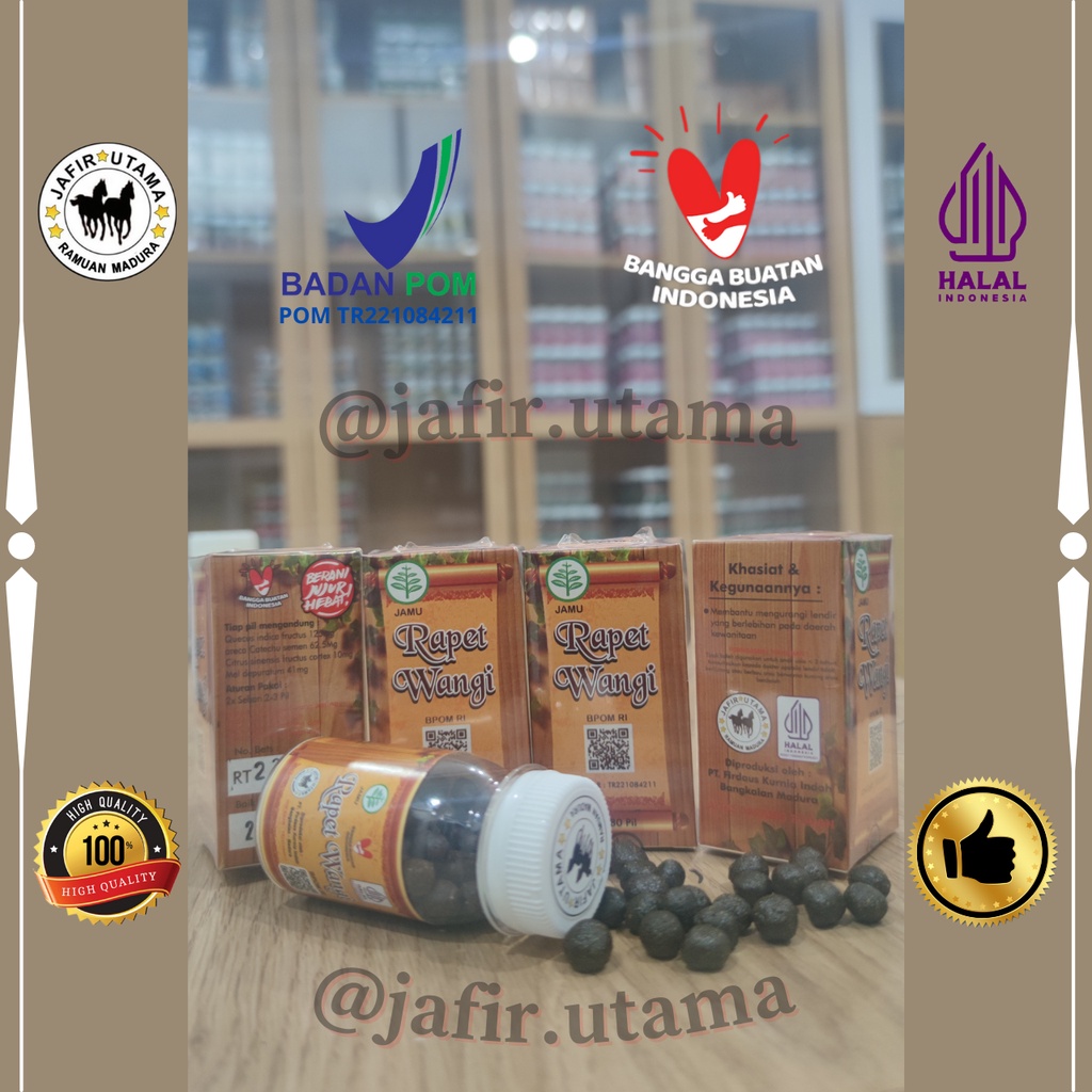RAPET WANGI JAMU WANITA | MADURA | BPOM | 2in1