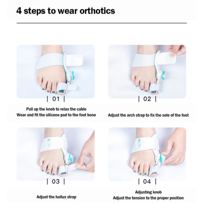 Hallux Valgus Knob Bunion Corrector Bunion Therapy Toe Separator Thumb Splint Braces