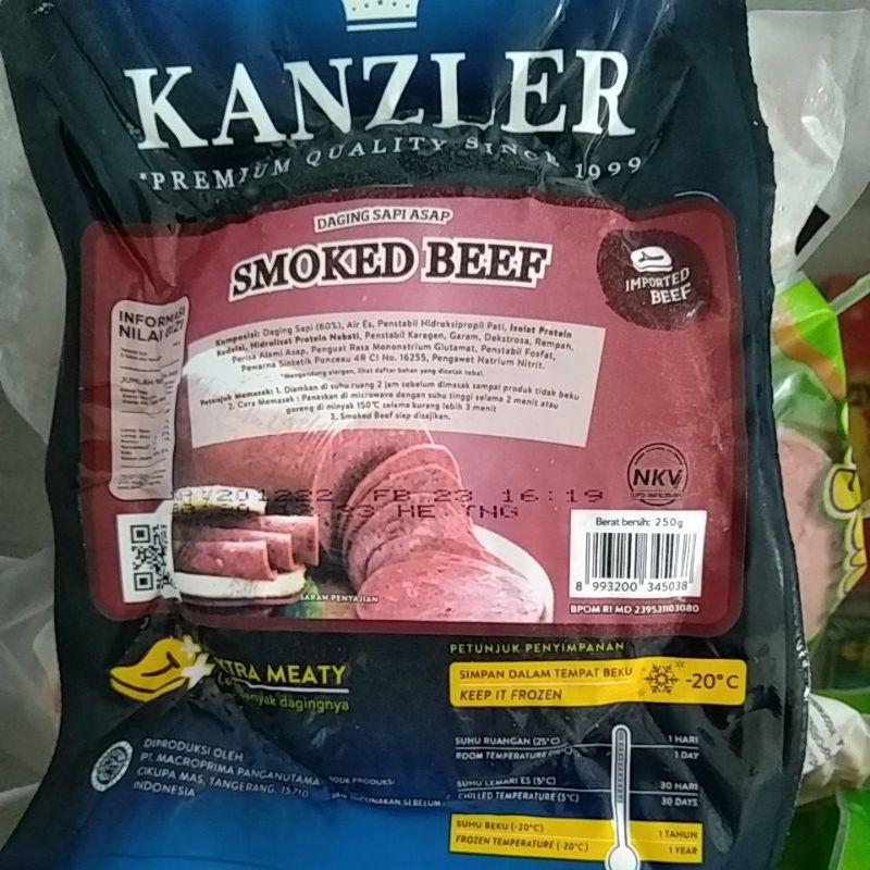 

kanzler smoked beef 250gr