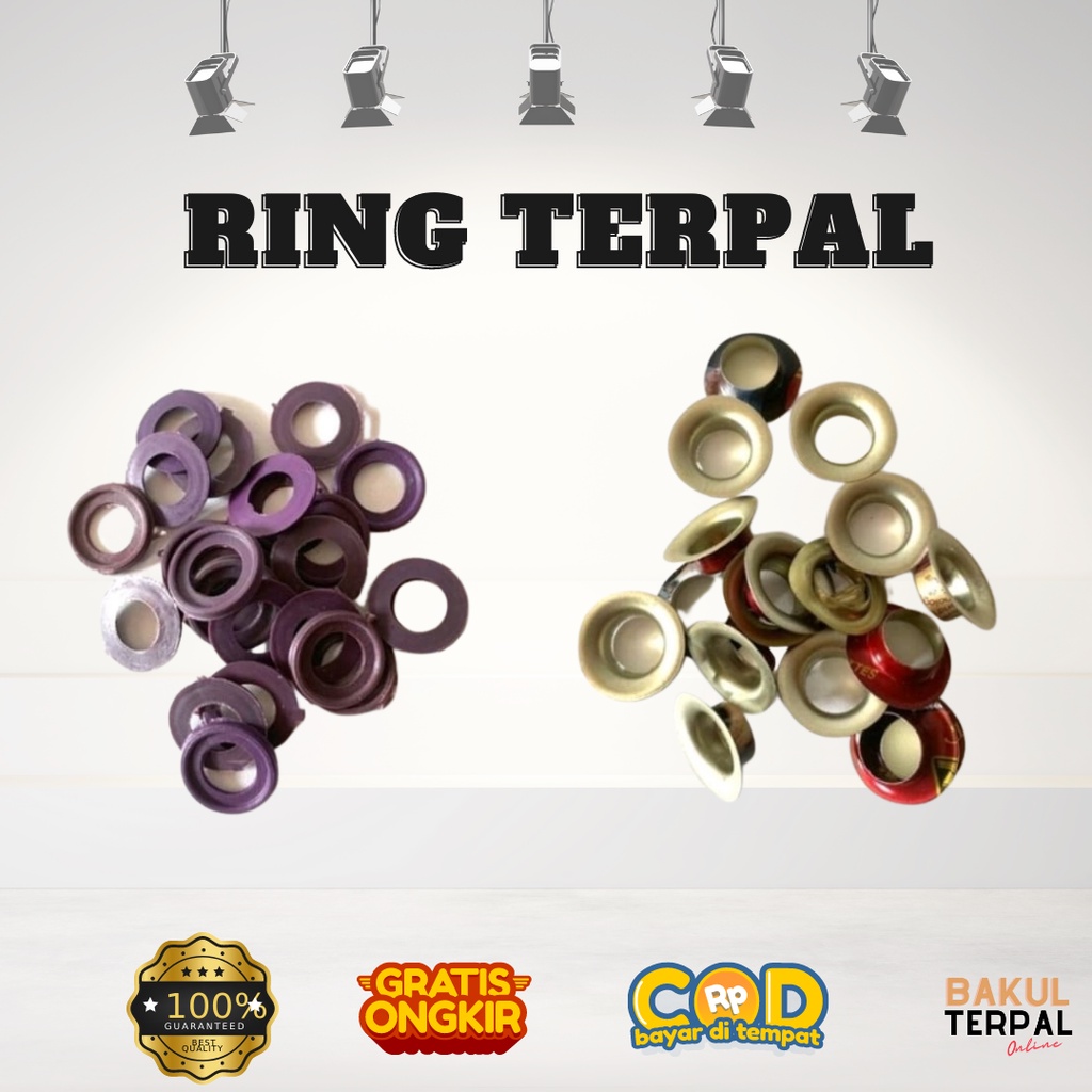 MURAH Ring Terpal Mata Ayam Plastik bonus biji tanaman