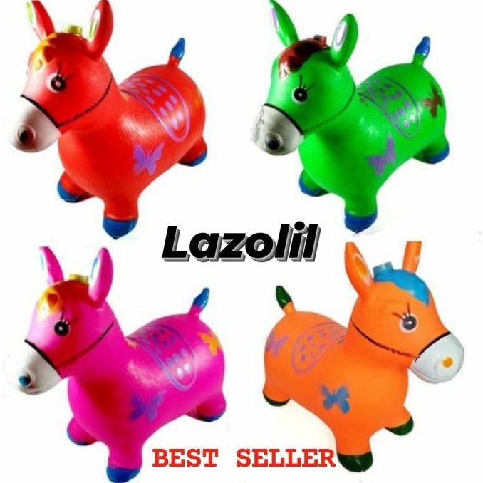 jumping animal / mainan kuda karet / kuda kudaan karet / main jamping