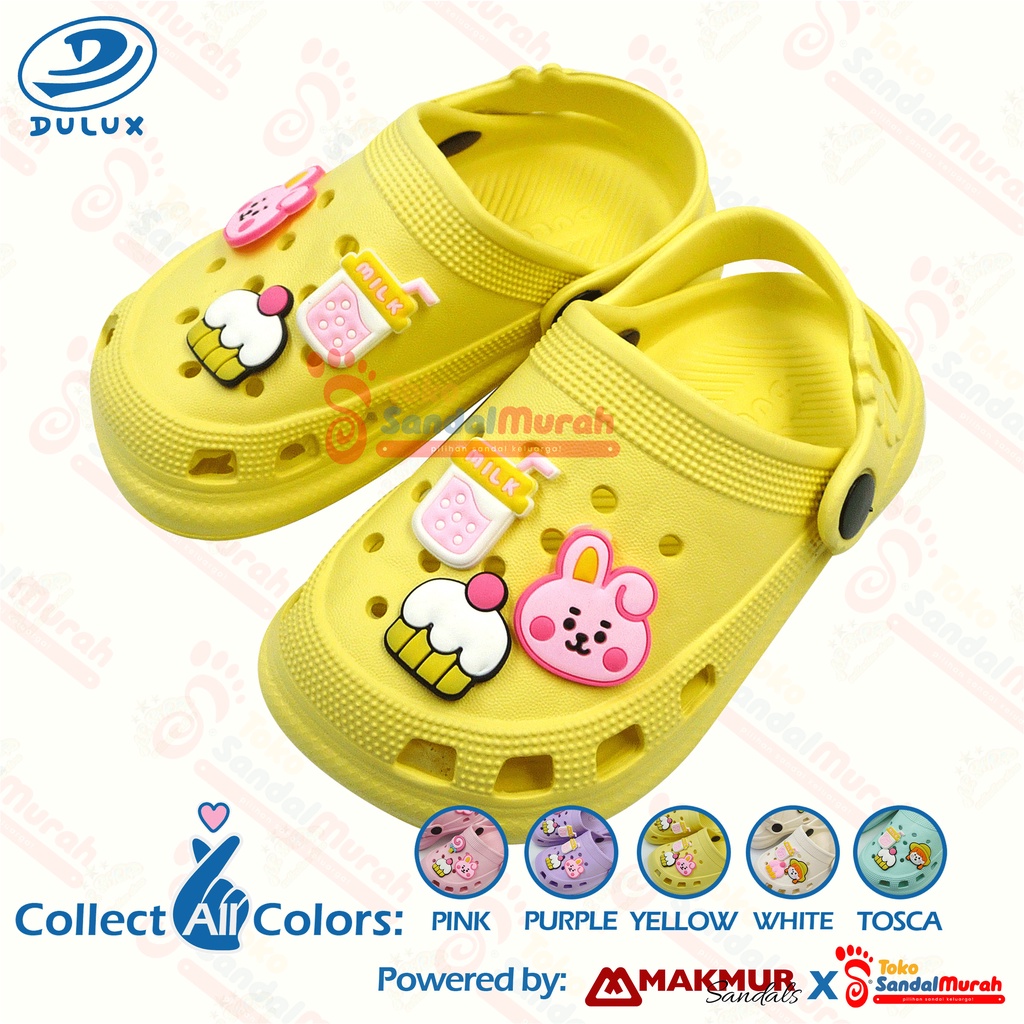 Toko Sandal Murah - Sendal Baim Anak Lucu Uk 26-30 / Sendal Baim Tali Belakang / Sendal Anak BT21 / Sendal Anak Karakter Kartun / Sendal Anak Ringan / Sendal Anak Bermain / [ Toko Sandal Murah M 805 ]