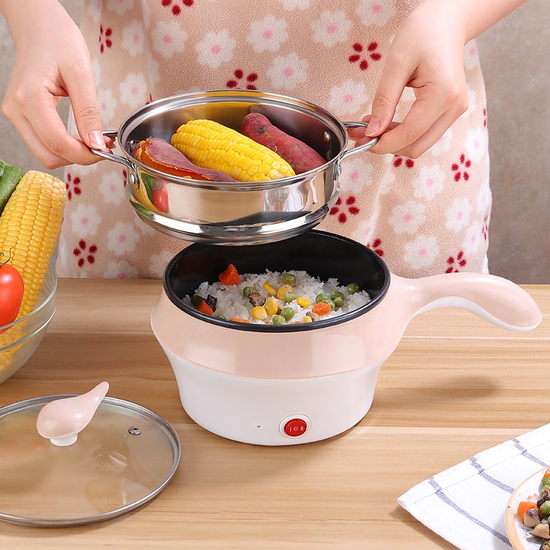 Panci listrik/alat masak listrik/panci elektik serbaguna Multifunctional Electric Fry Pan Panci Listrik Panci Lapisan Keramik