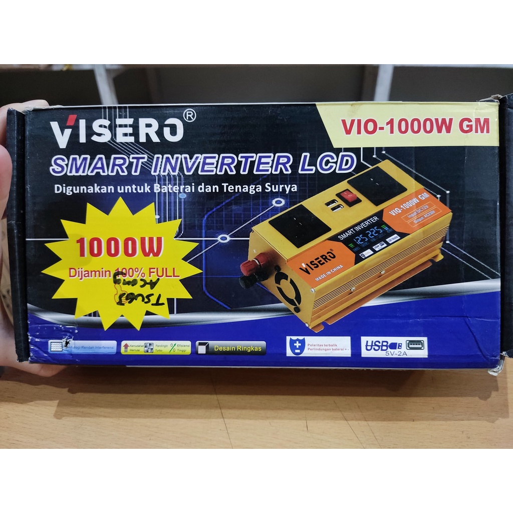 Smart Power Inverter LCD Visero 1000 Watt