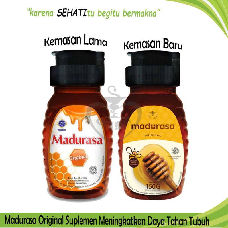 

MADURASA ORIGINAL 150GR MADU ASLI MADU HITAM MADU HERBAL MADU LEBAH ASLI