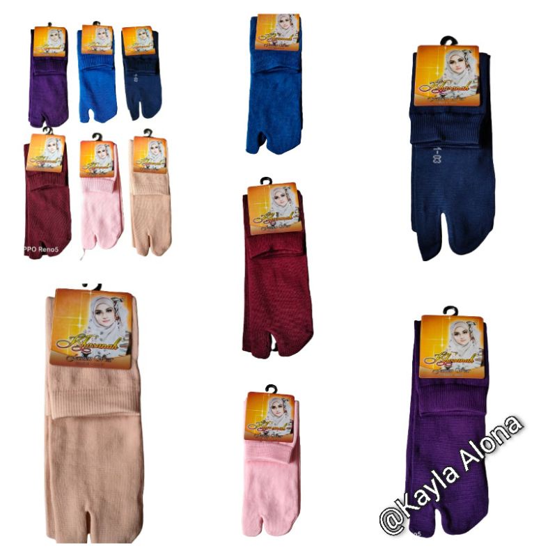 ( TERMURAH ) KAOS KAKI JEMPOL WARNA &quot; Khasanah &quot;