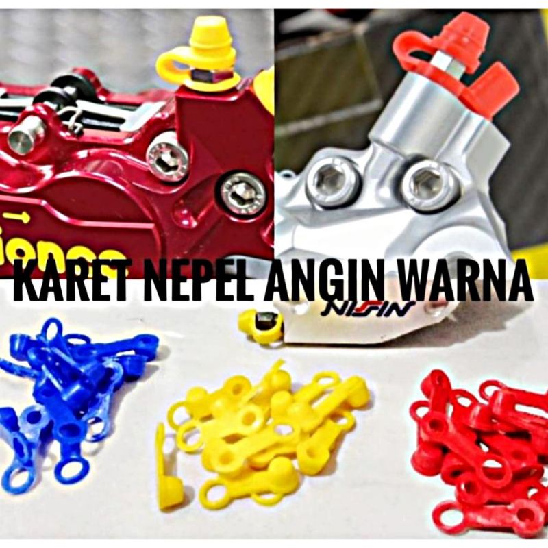 Karet nipple angin kaliper warna perbiji