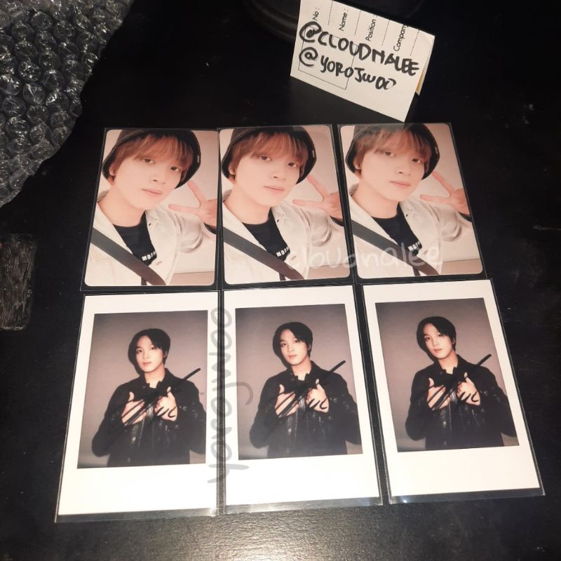 pc Haechan Favorite Yizhiyu Fansign PC Set + Polaroid round 2