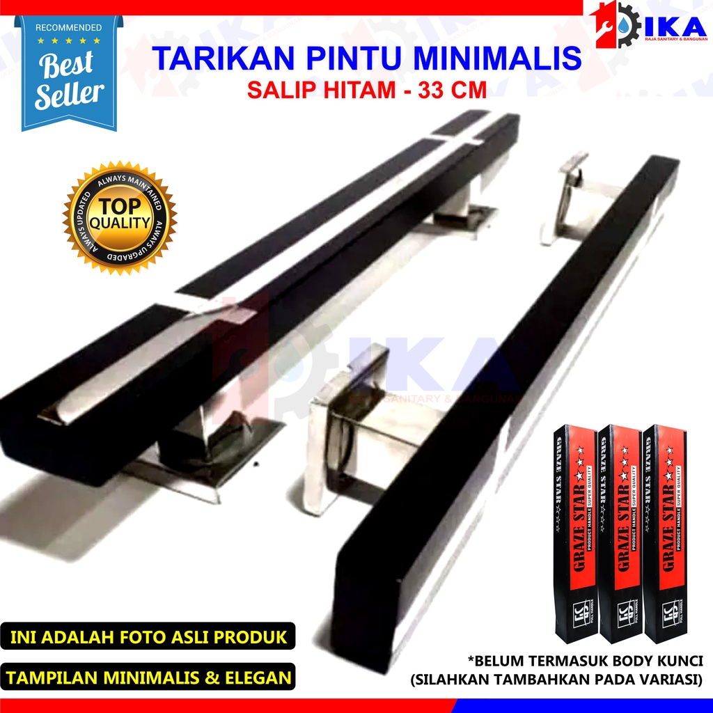 handle pintu rumah minimalis tarikan gagang stainless murah 33cm dan 45cm