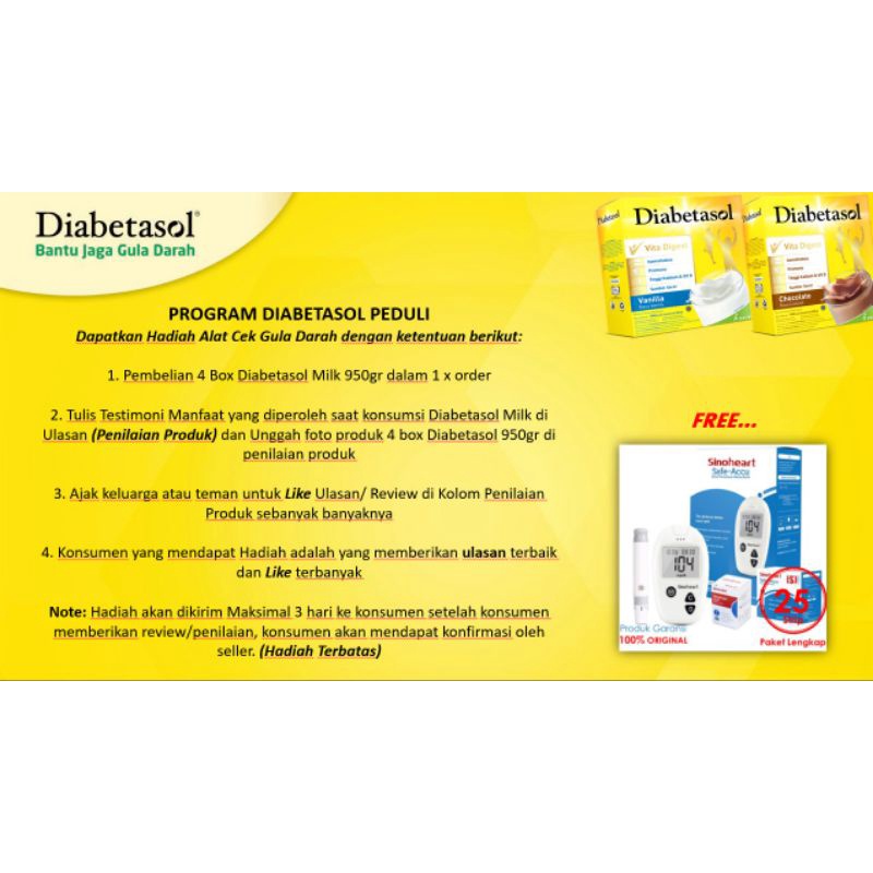 Diabetasol susu 950gr