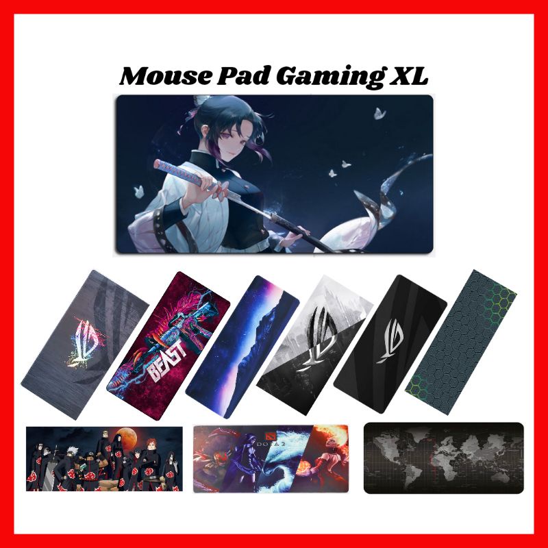 [Promo] Mousepad Gaming XL Desk Mat | Alas Mouse Besar Anti Slip