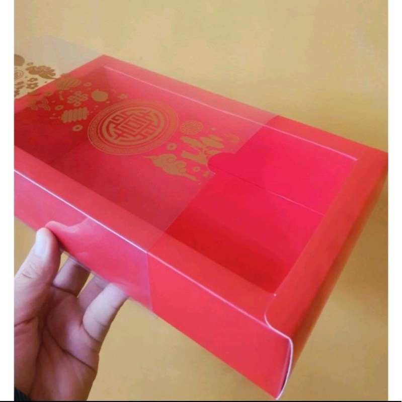 

Dus Mika kotak toples box Imlek sincia uk. 22x11x6 cm dus & Kartu Ucapan