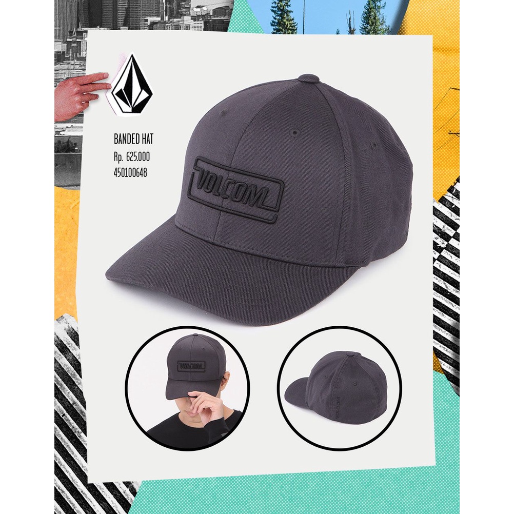 RAYSURF VOLCOM TOPI PRIA 450100648 ORIGINAL