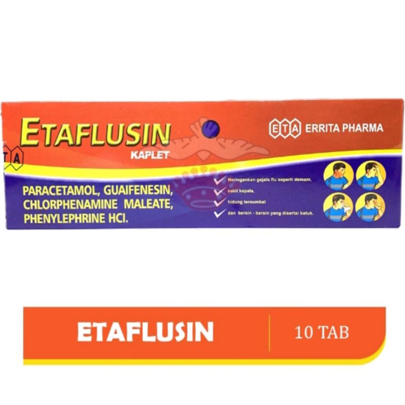 ETAFLUSIN 1 STRIP @10 KAPLET - ED 12/2024