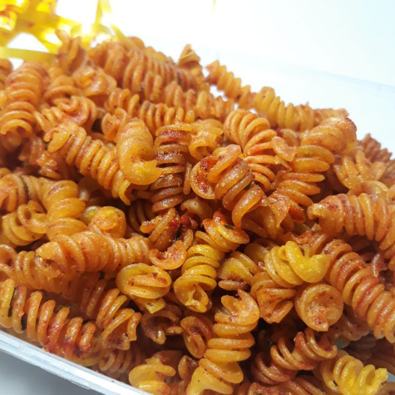 

MAKARONI ULIR CIKRUH DAUN JERUK PEDAS UK 250GRAM