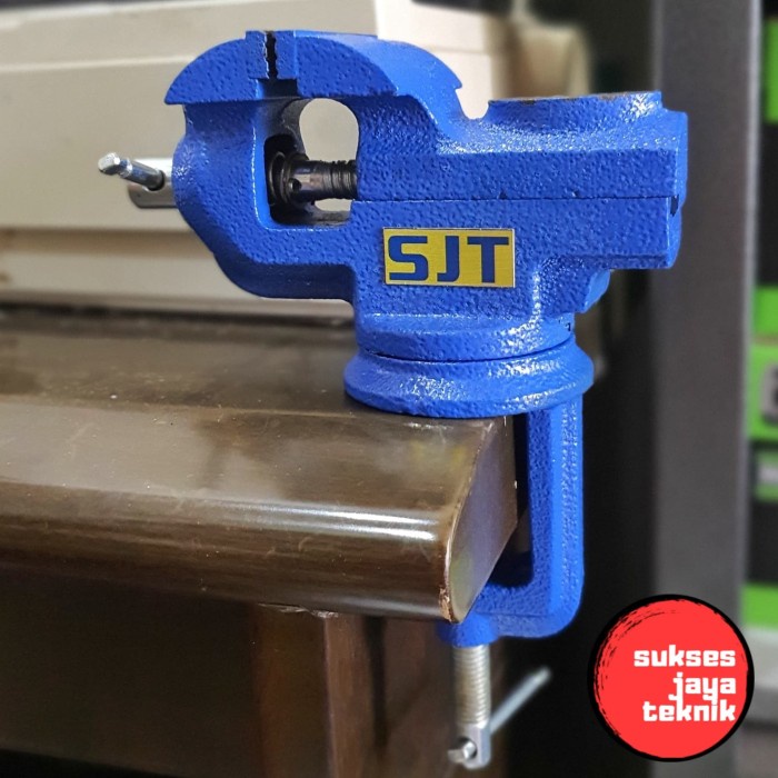 Ragum Mini 60 mm - Clamp - Catok Meja - Penjepit Putar