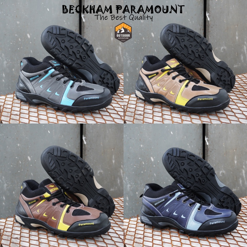 Sepatu Gunung Boots Beckham Paramount Sepatu Hiking Pria Wanita Outdoor Adventure Tracking Anti Slip