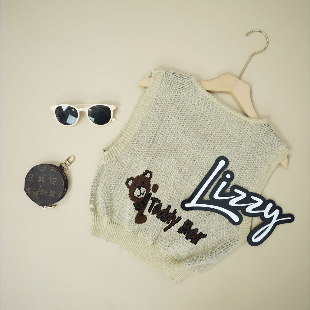 Lizzy - VEST CROP BEAR PREMIUM