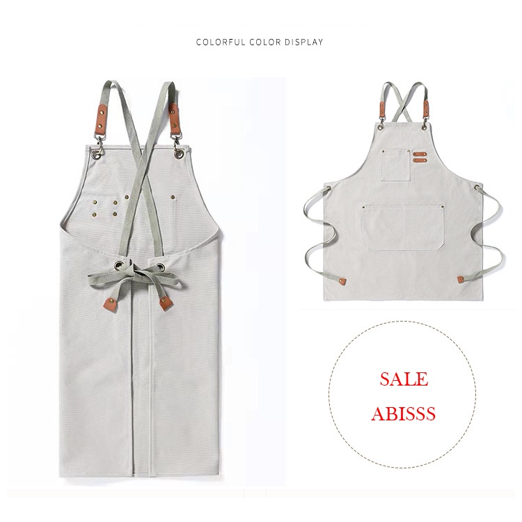 (CLB02) APRON MASAK / APRON BARISTA / CELEMEK / BARISTA / PELENGKAPAN MASAK / APRON / Kain PurCotton