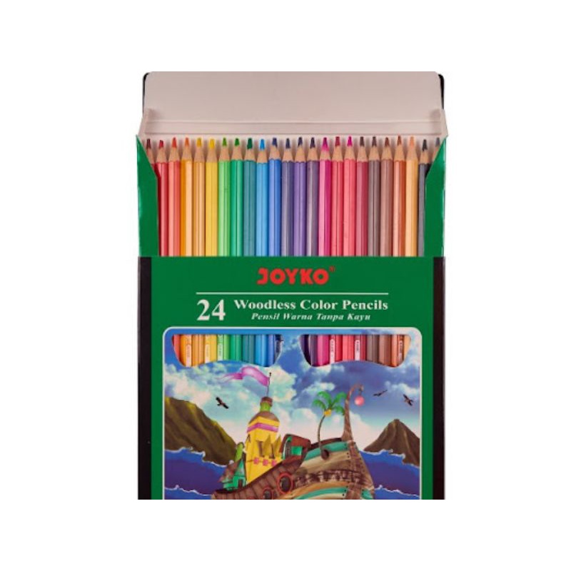 Pesil Warna / Colour Pencil Joyco CP -104 perpack isi 24 warna